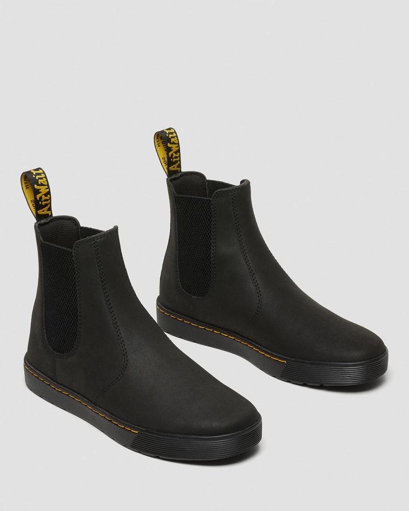 Dr Martens Tempesta Men's Læder Casual Ankelstøvler Herre Sort | DK 454QMA